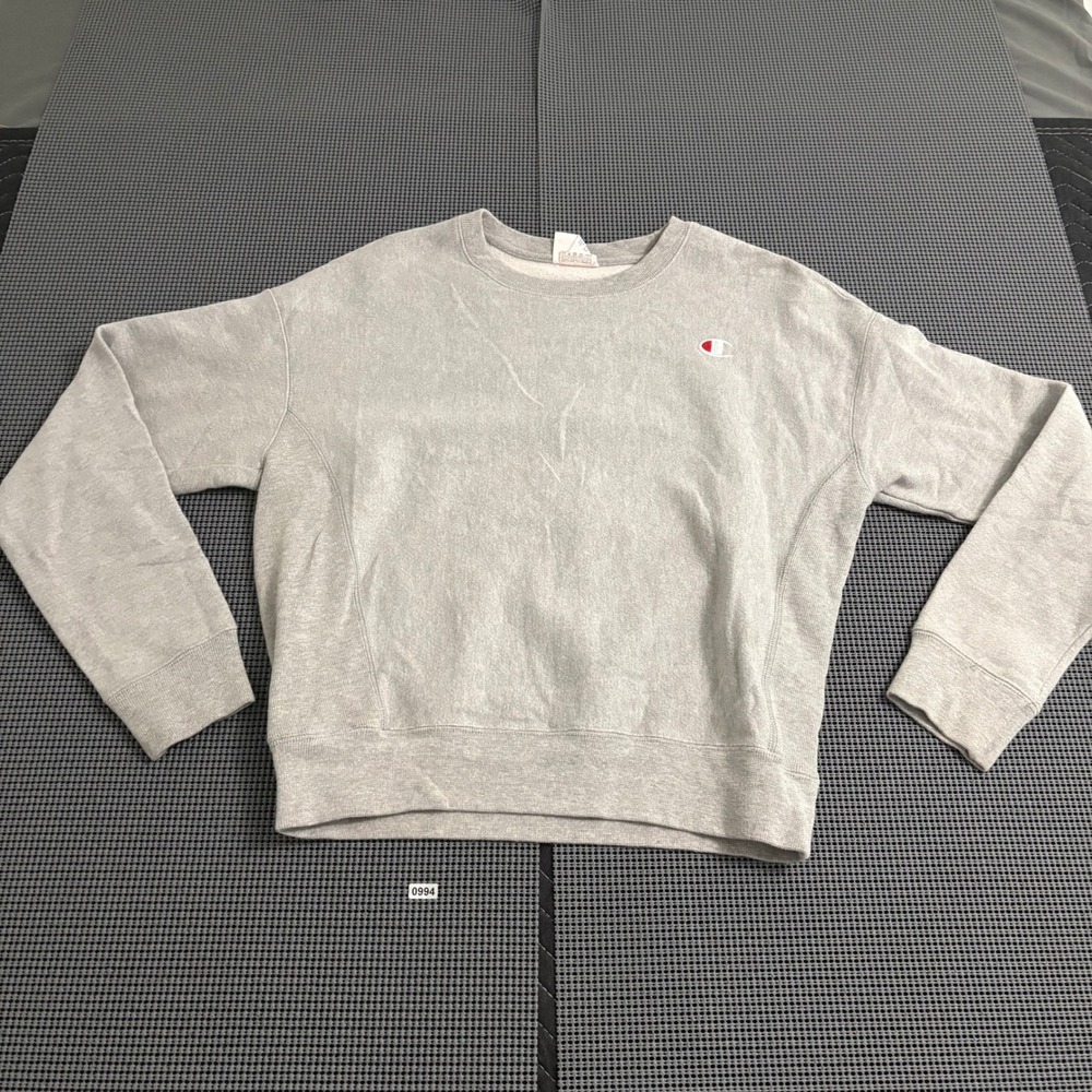 Champion Reverse Weave Mens M Gray Crewneck Sweatshirt